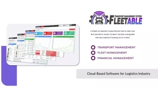 Transport Management Software ( Fleetable )