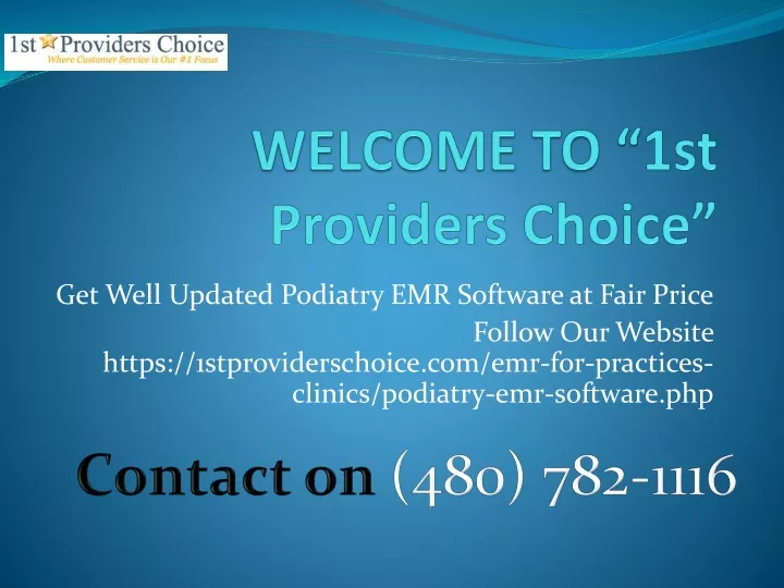 welcome to 1st providers choice