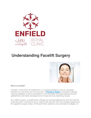 understanding facelift surgery