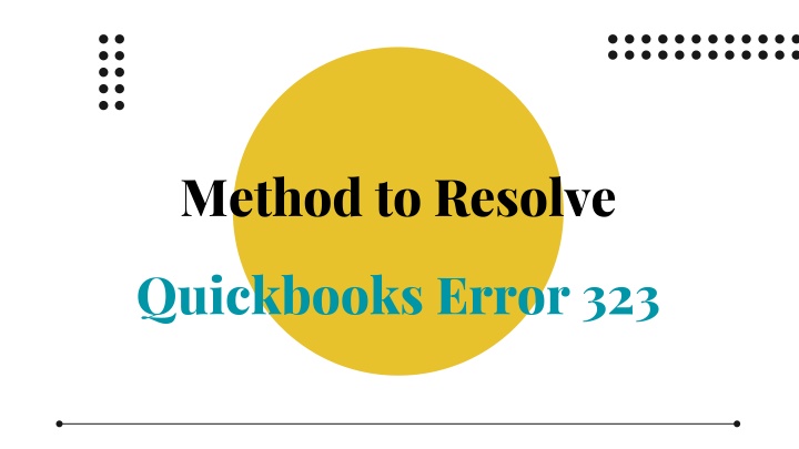 method to resolve