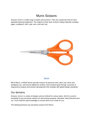 Munix Scissors