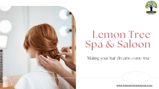 Hair Treatment | Lemon Tree Spa & Saloon