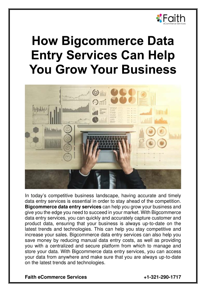 how bigcommerce data entry services can help