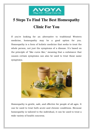 Best Homeopathy Clinic in Andheri West Call-8451839854