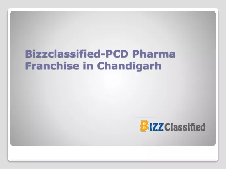 bizzclassified pcd pharma franchise in chandigarh