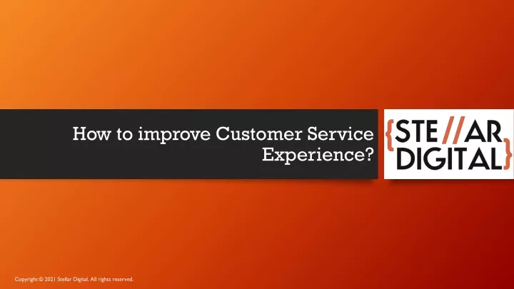 how to improve customer service experience