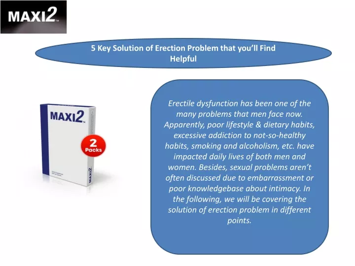 5 key solution of erection problem that