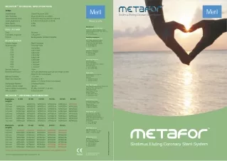 Discover Metafor - A Drug Eluting Stent Designed by Meril Life