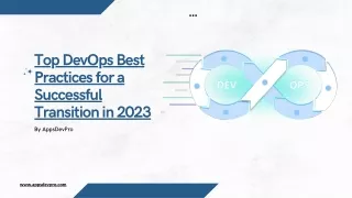 top devops best practices for a successful