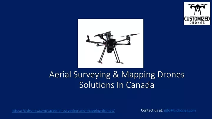 aerial surveying mapping drones solutions in canada
