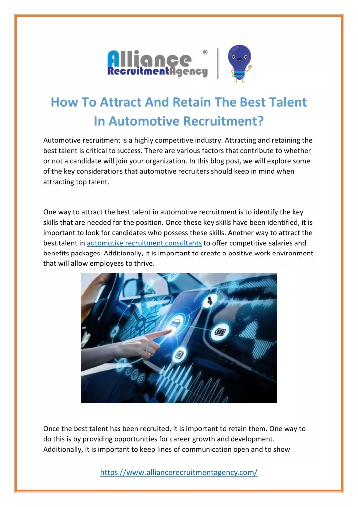how to attract and retain the best talent