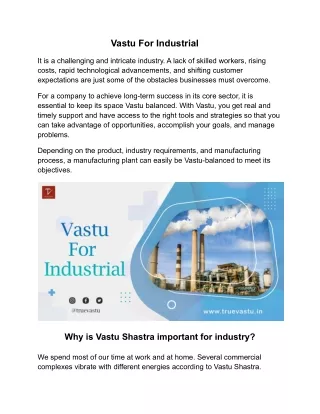 Vastu For Industrial