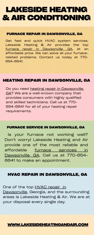 HVAC Repair in Dawsonville, GA