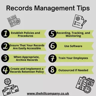 Records Management Tips - The Hill Company