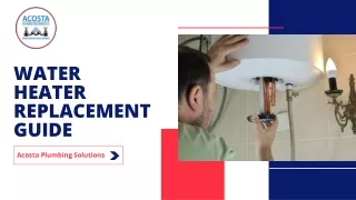 Water Heater Replacement Guide