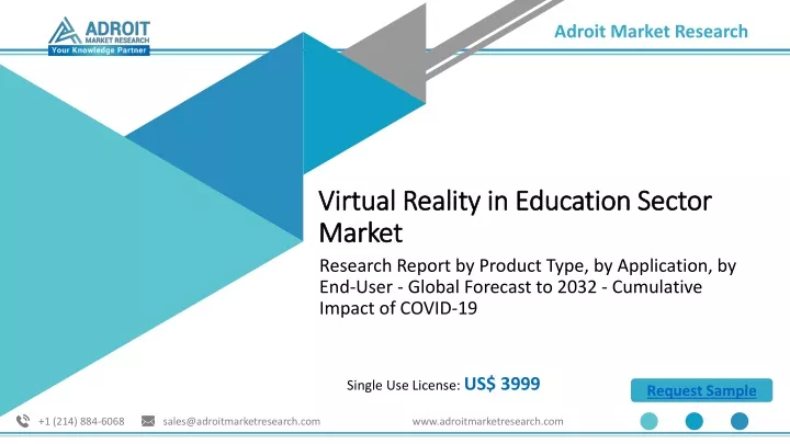 v irtual r eality in education s ector market