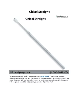chisel straight