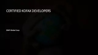 certified kofax developers certified kofax