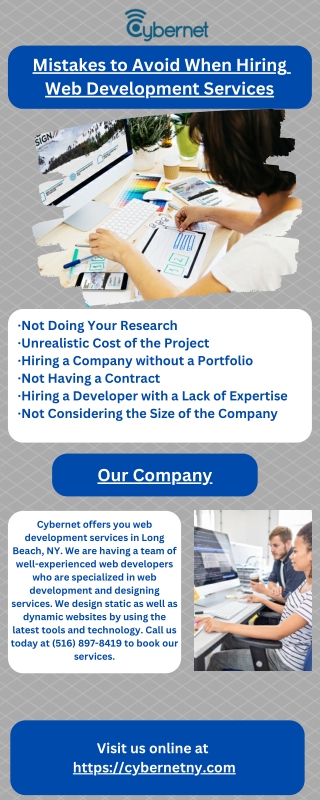 mistakes to avoid when hiring web development