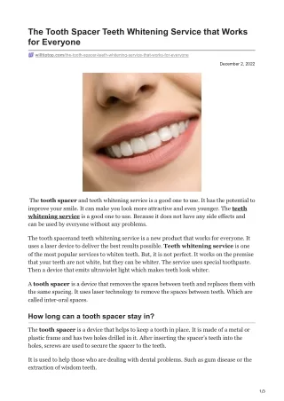 willtiptop.com-The Tooth Spacer Teeth Whitening Service that Works for Everyone