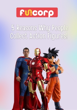 5 Reasons Why People Collect Action Figures!