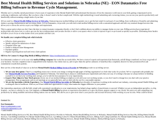 best mental health billing services and solutions