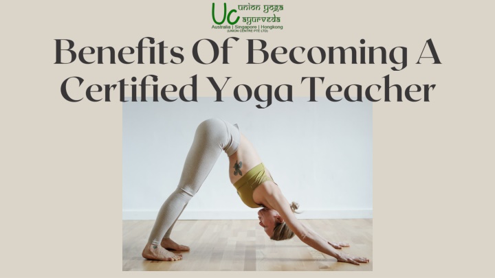 benefits of becoming a certified yoga teacher