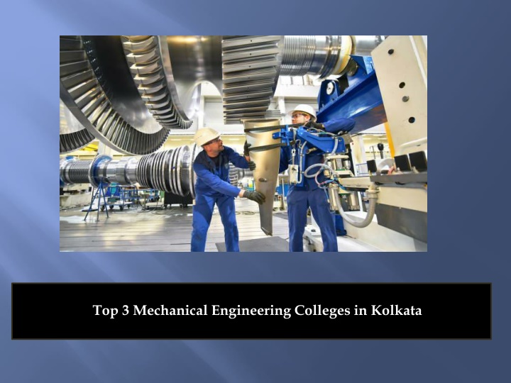 top 3 mechanical engineering colleges in kolkata