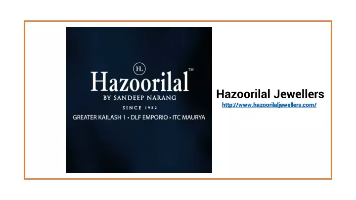 hazoorilal jewellers