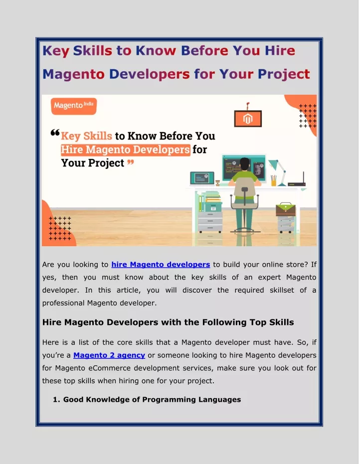 are you looking to hire magento developers