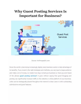 Why Guest Posting Services Is Important for Business_