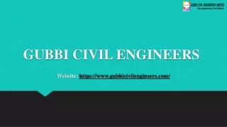 Gubbi Civil Engineers- Maintenance and Repair of Structure