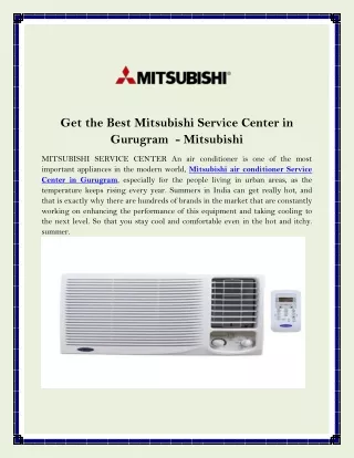 get the best mitsubishi service center