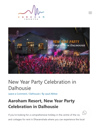 New Year Party Celebration in Dalhousie