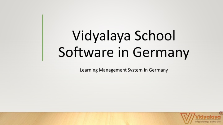 vidyalaya school software in germany