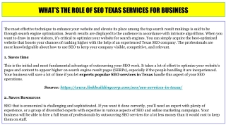 High Quality SEO Texas in Services