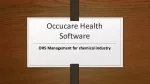 On-Demand EHS Management Software for Chemical Industry | Occucare - slide 1