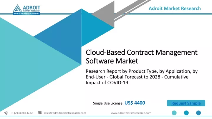 cloud based contract management software market