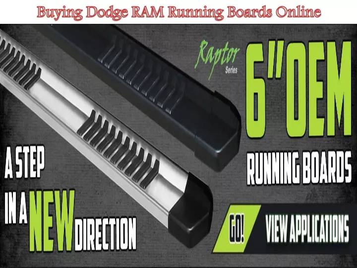 buying dodge ram running boards online