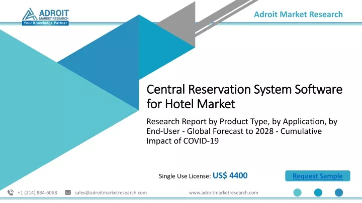 central reservation system software for hotel market
