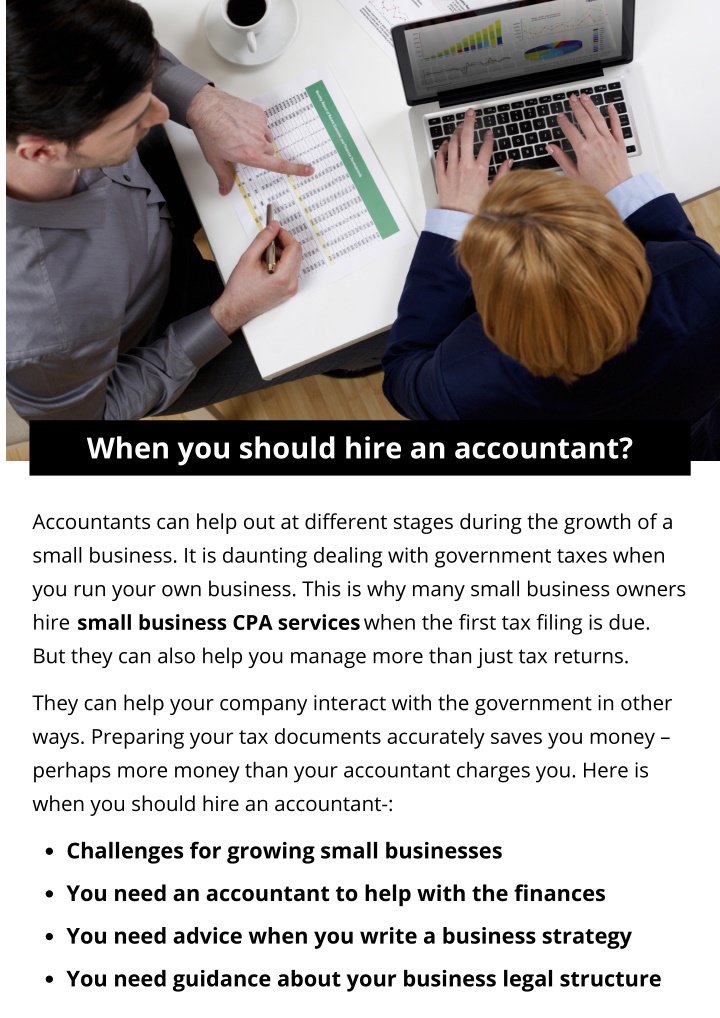 when you should hire an accountant