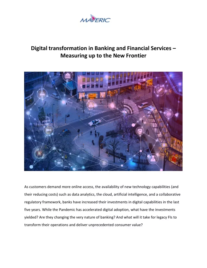digital transformation in banking and financial