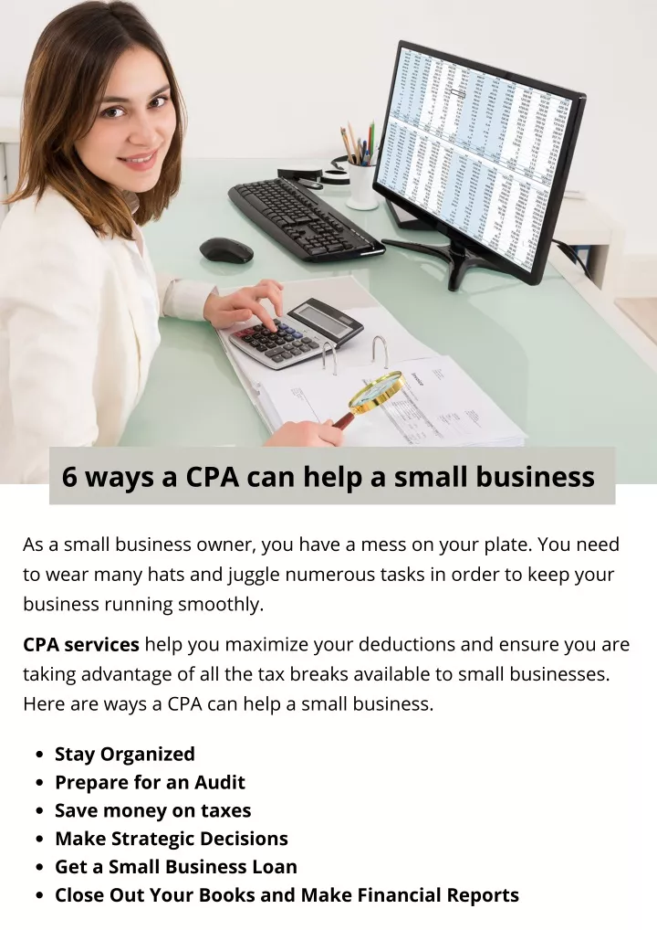 6 ways a cpa can help a small business