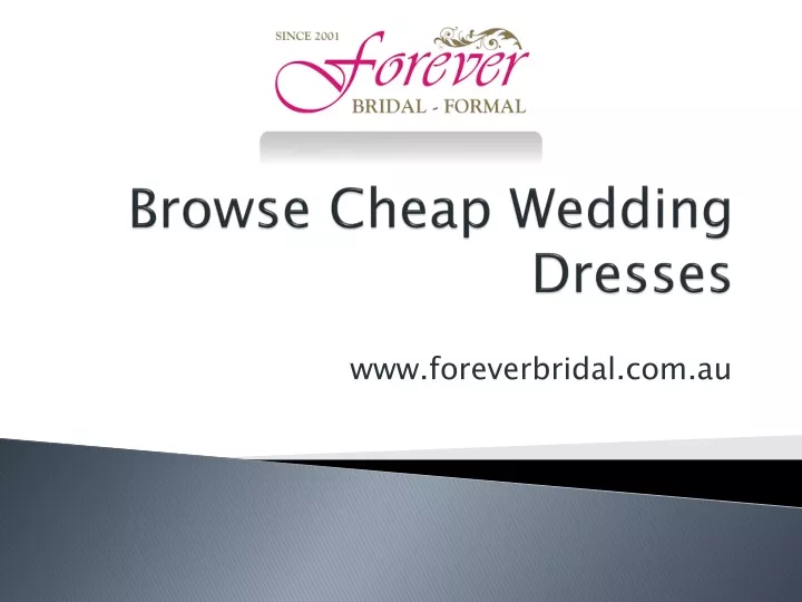 browse cheap wedding dresses