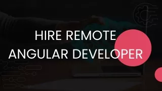 hire remote angular developer