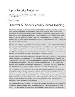 alpha security protection
