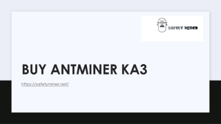 Buy Antminer KA3