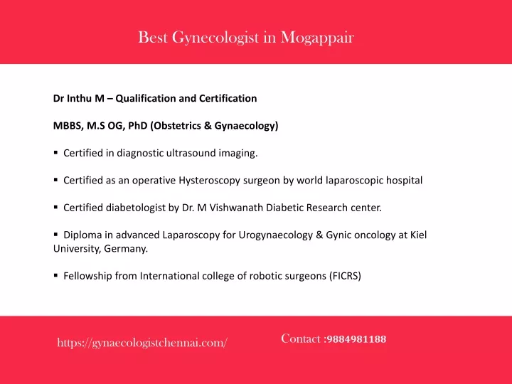 best gynecologist in mogappair