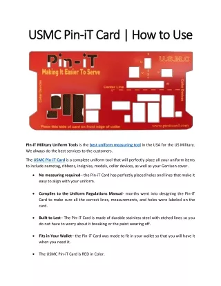 usmc pin usmc pin it card