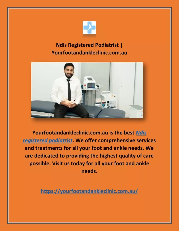 ndis registered podiatrist yourfootandankleclinic